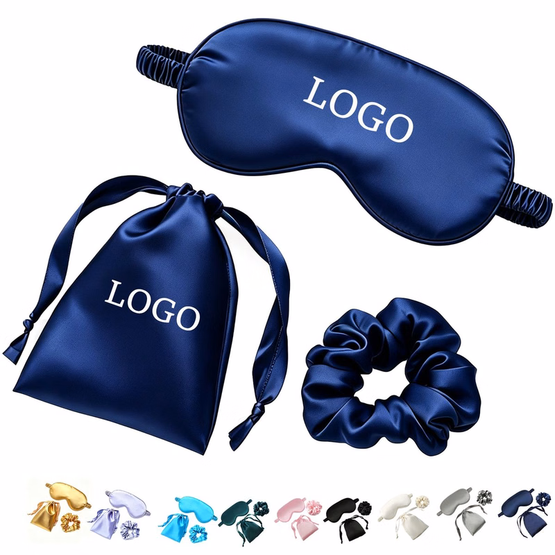MOQ 20 Piece Hair Tie & Eye Mask Combo