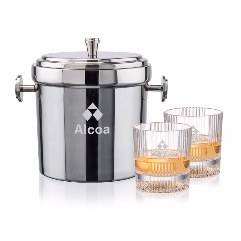 Milano Ice Bucket & Blackwell On-the-Rocks Set