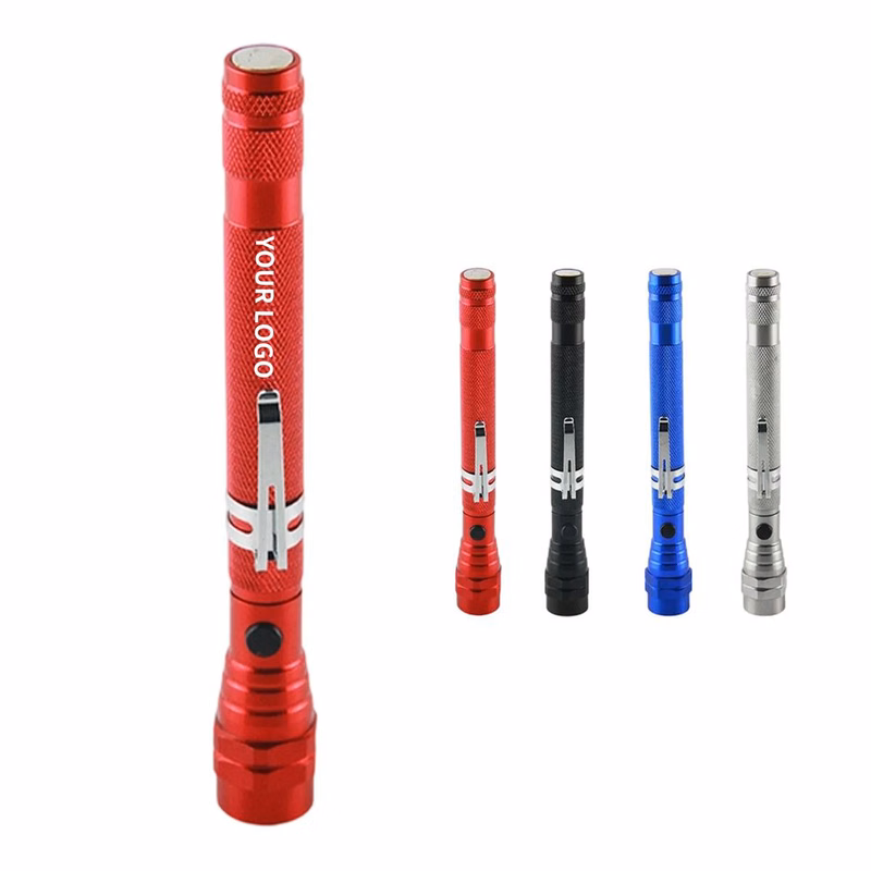 Magnetic Pickup LED Flashlight for Home and Car Use