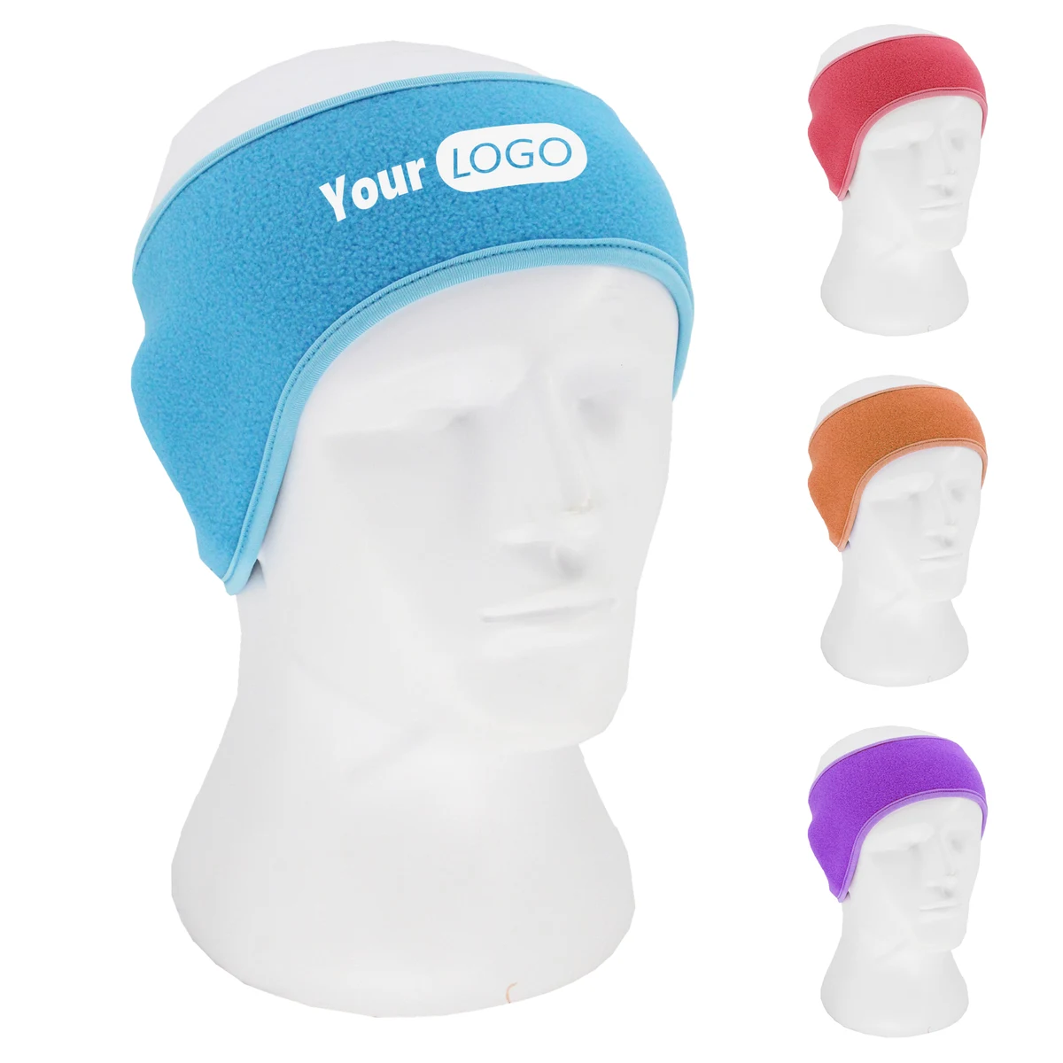 Polar Fleece Winter Sports Headband With Custom Logo 1