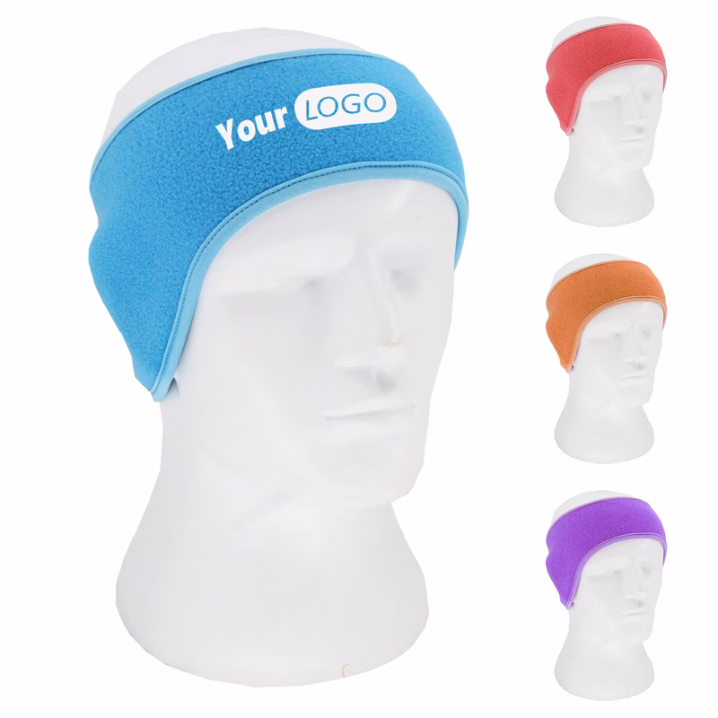Polar Fleece Winter Sports Headband With Custom Logo