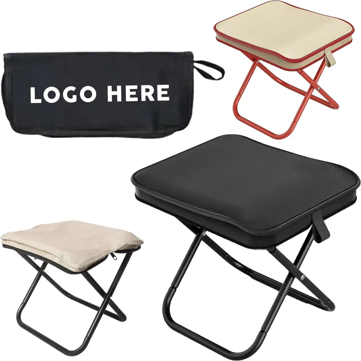 Lightweight Outdoor Folding Stool Fits 11*9.4*9.4 Inch 1
