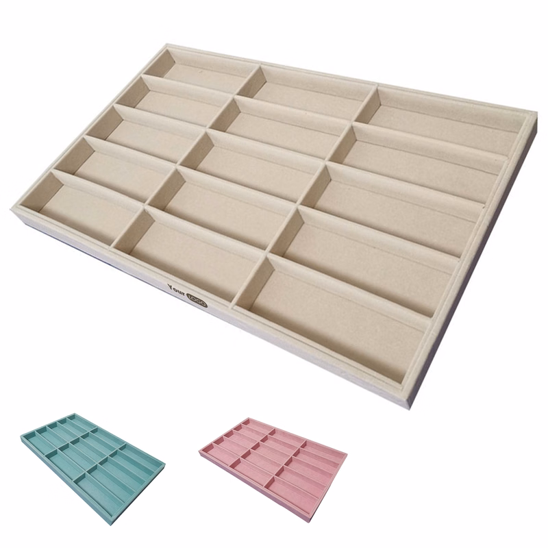 Fleece 15 Grid Glasses Storage Box
