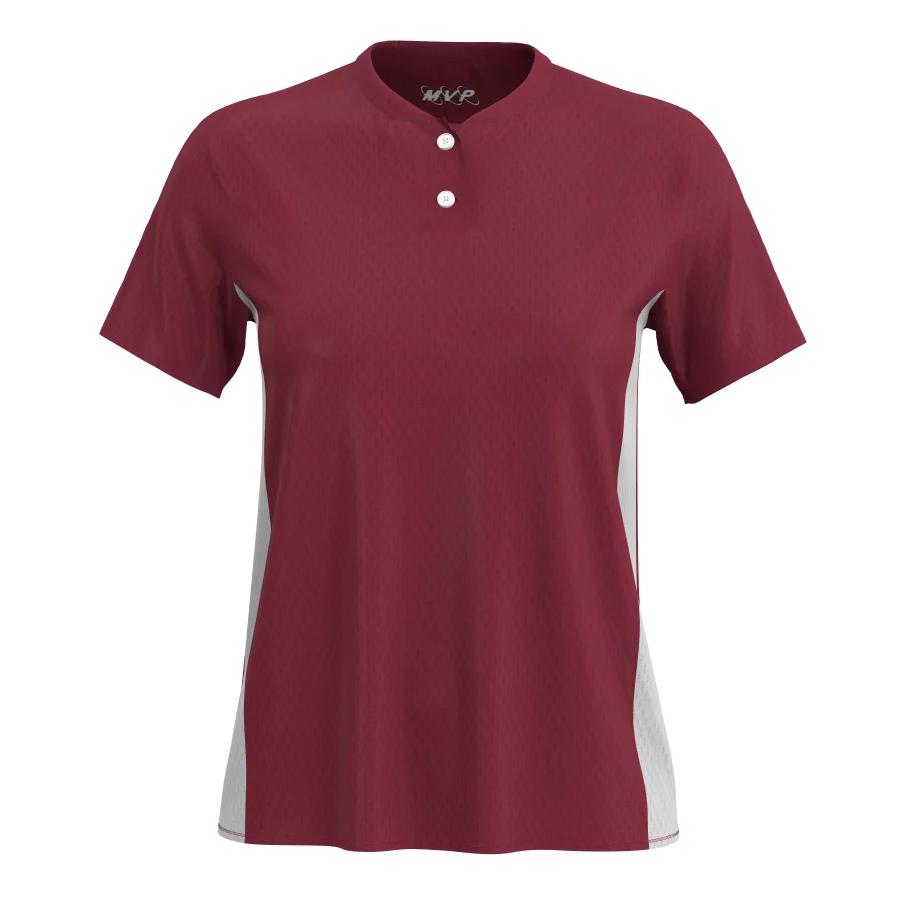 Women's Henley with side inserts 1