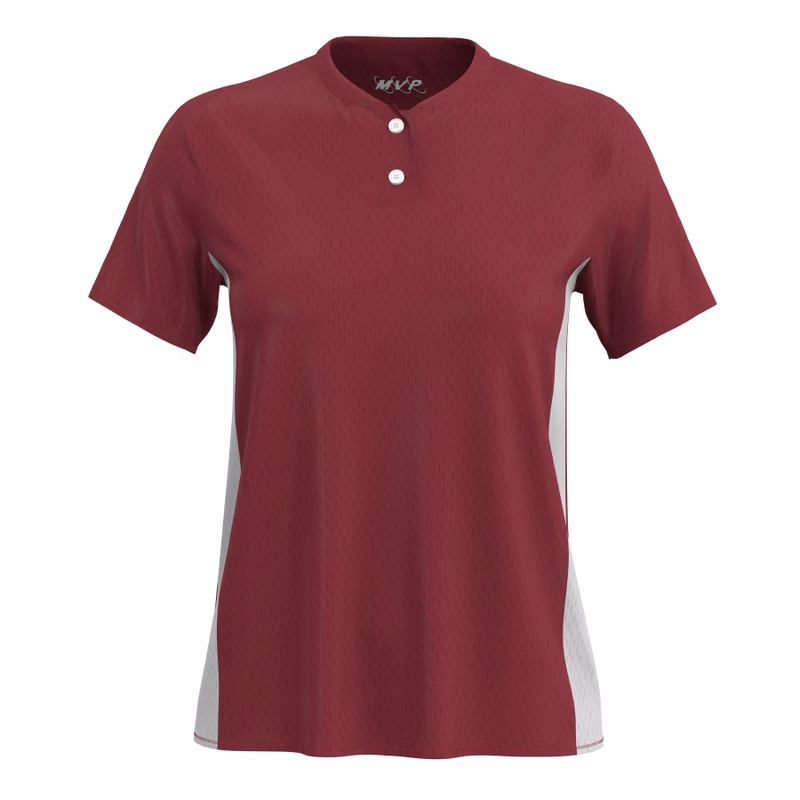 Women's Henley with side inserts