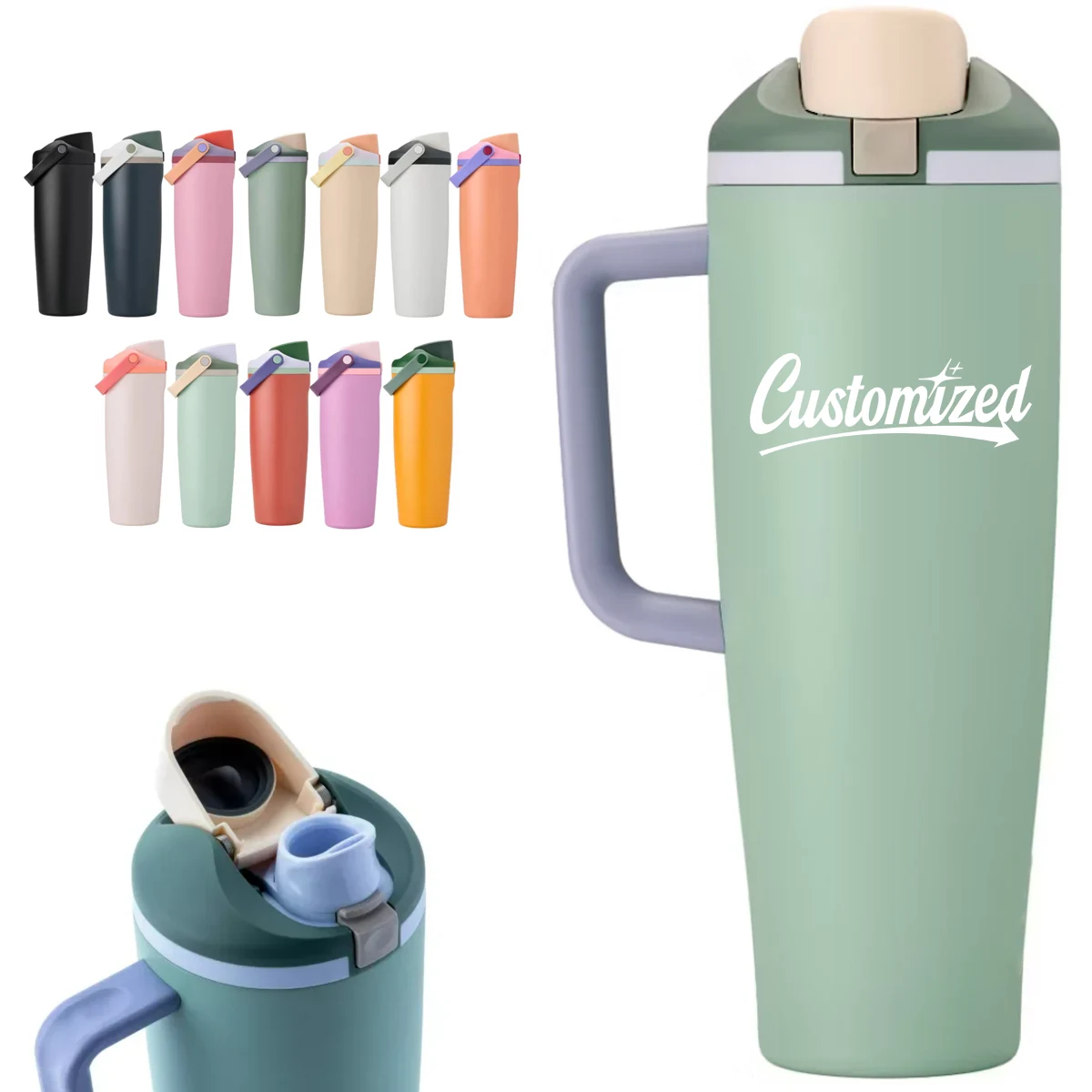 40oz Insulated Travel Mug 1