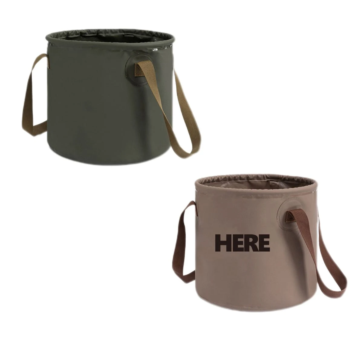 Portable Foldable Outdoor Water Bucket with Handle 1