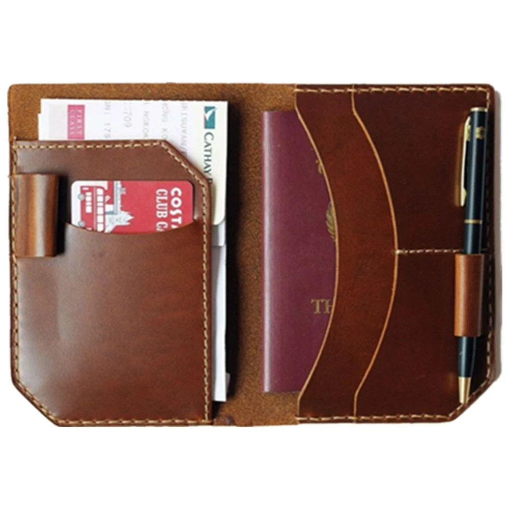 Classical Leather Passport Cover Passport Jacket 1
