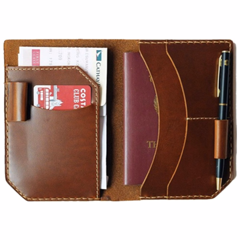 Classical Leather Passport Cover Passport Jacket
