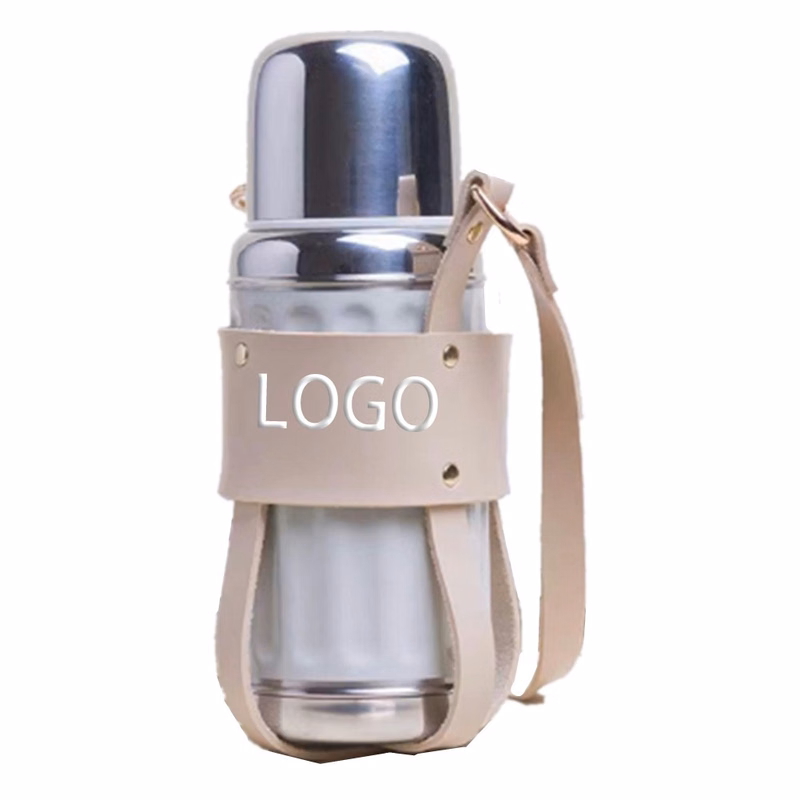 500ML Leather Belt Water Bottle Holder