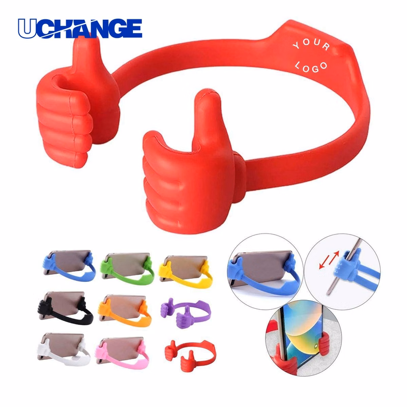 Compact Thumb Phone Holder Grip for Tablets and Phones