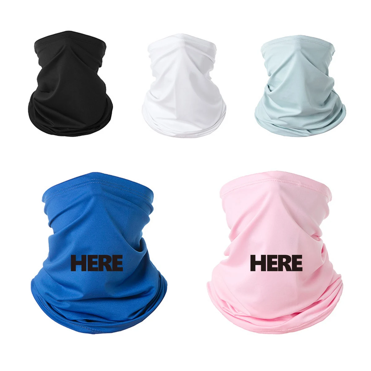 Cycling sunscreen ice silk scarf 1