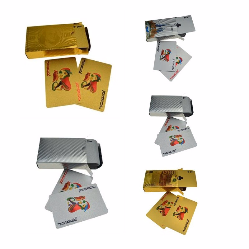 Silver/Gold Foil Playing Cards