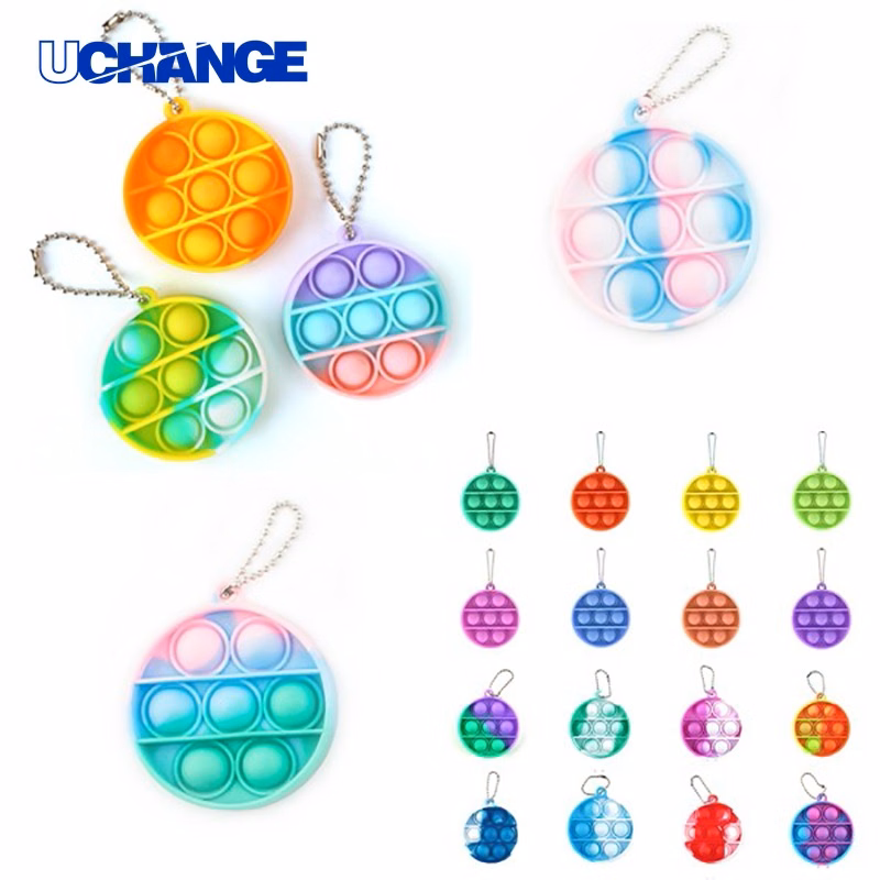 Custom Push Pop Bubble Keychain