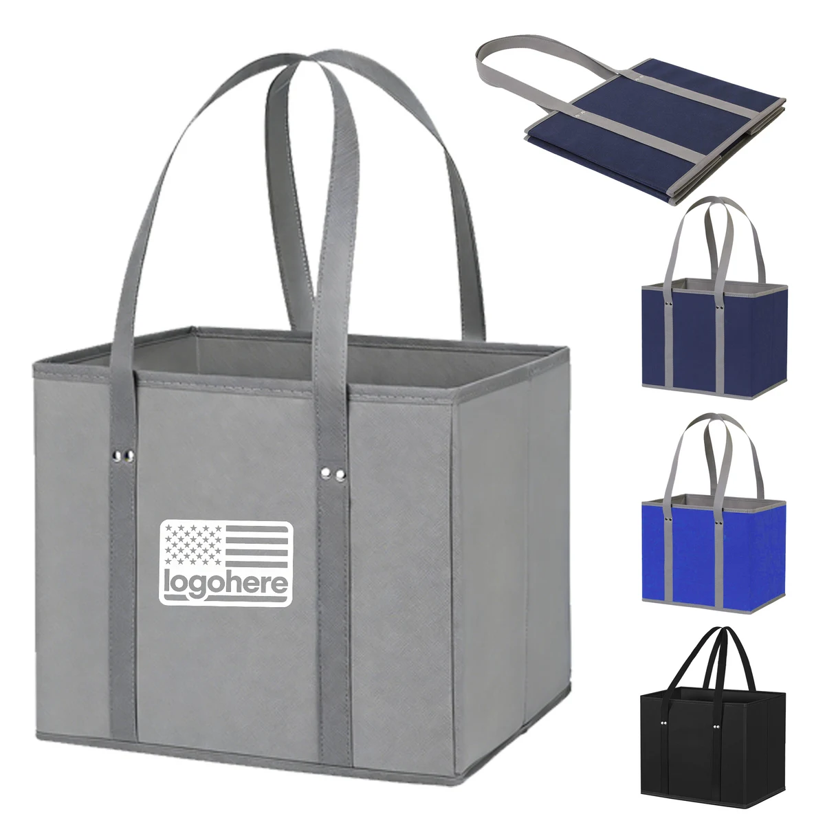 Moisture Resistant Foldable Utility Storage Basket 1