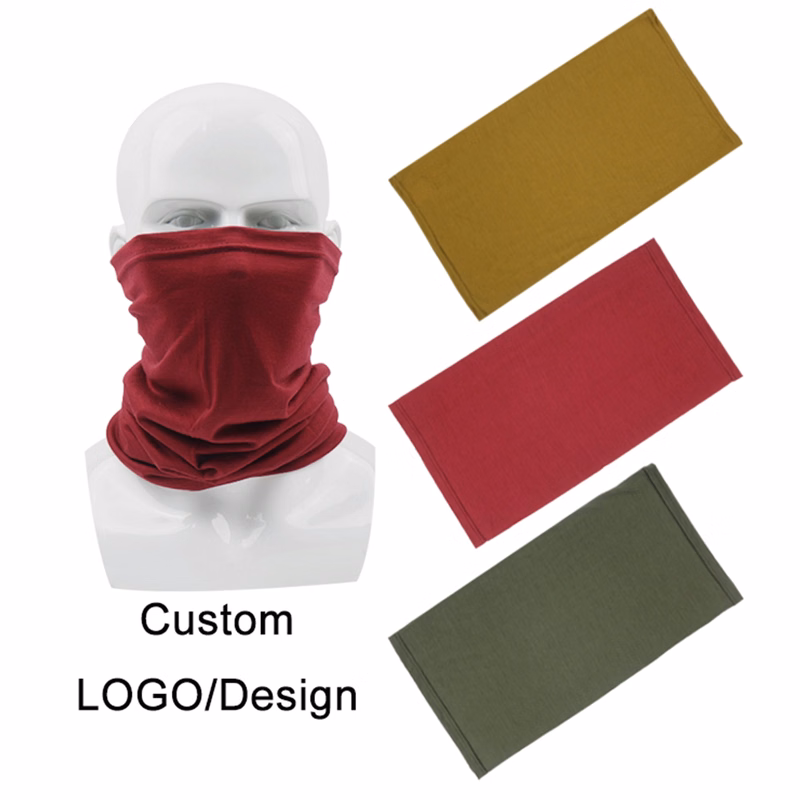 Neck Gaiter Bandanna MOQ 80PCS