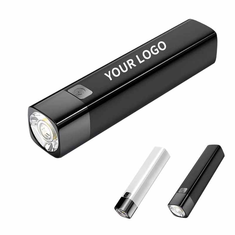 Rechargeable Flashlight Power Bank ABS