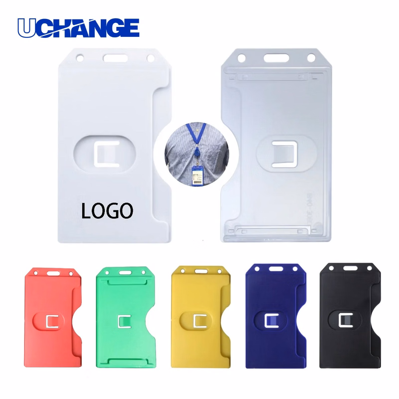 Plastic Card Holder Protector Clear ID Sleeve