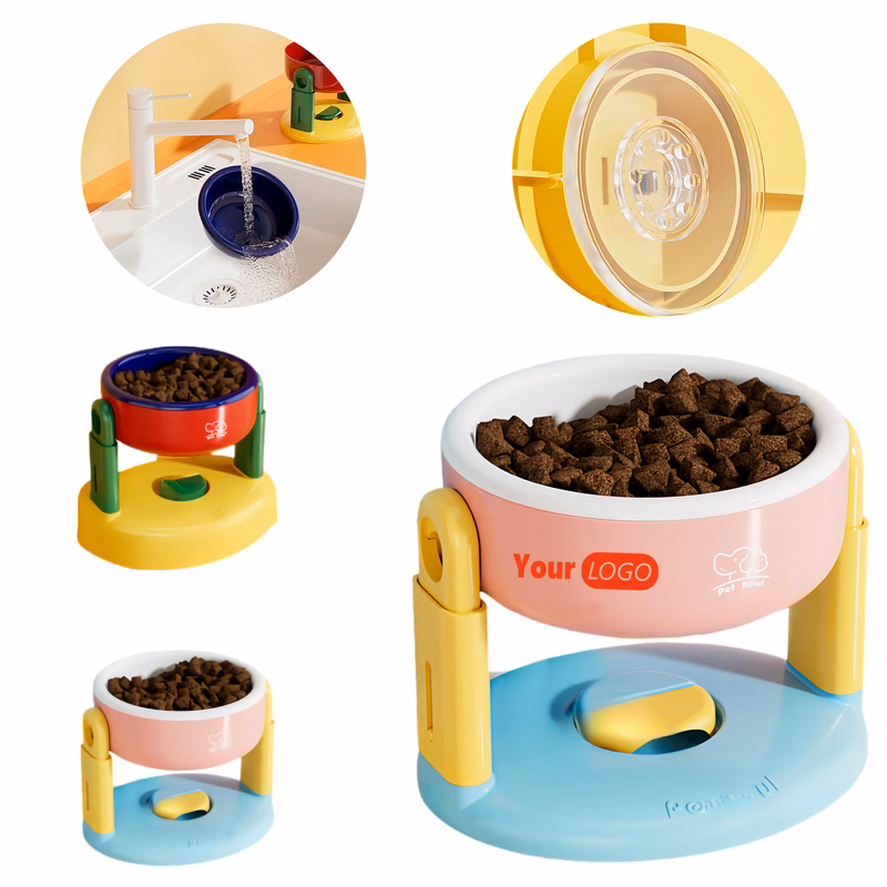 Non-slip Adjustable Pet Elevated Bowl