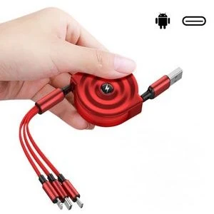 3 In 1 Telescopic Fast Charging Cable 1