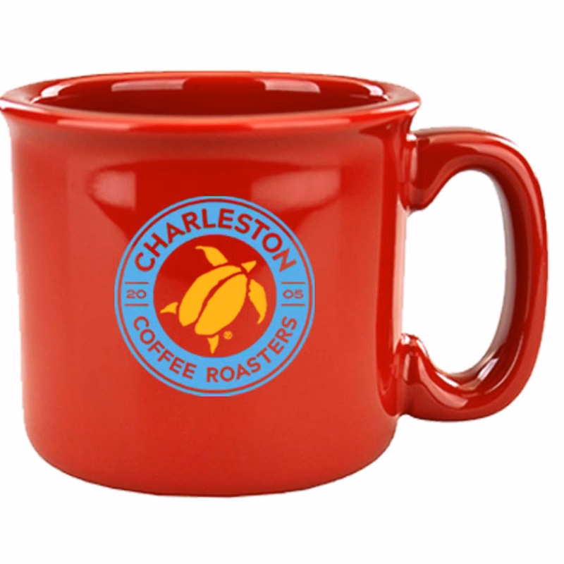 15 oz Yosemite Western Campfiree Mug - Red
