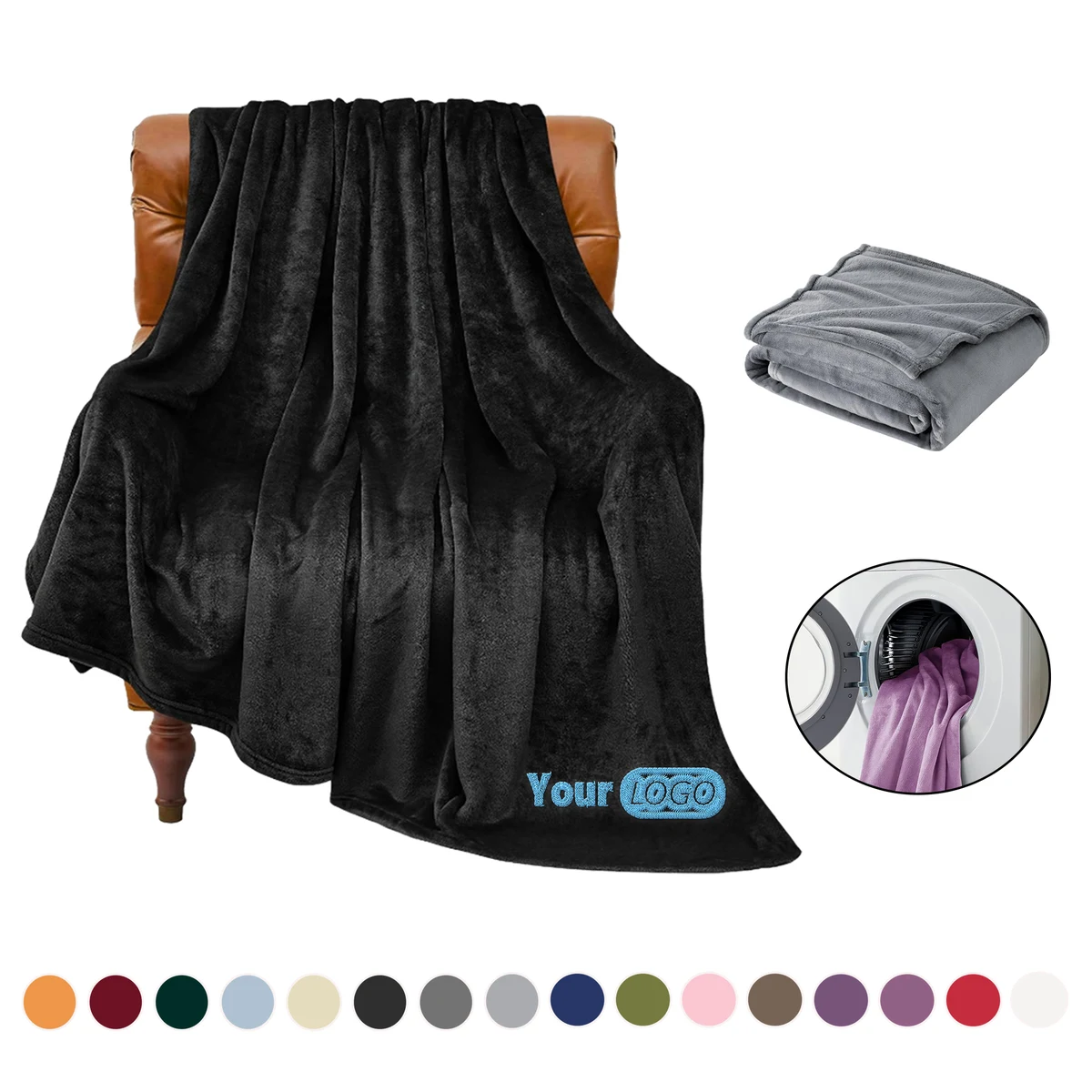 Polyester Throw Blanket 1