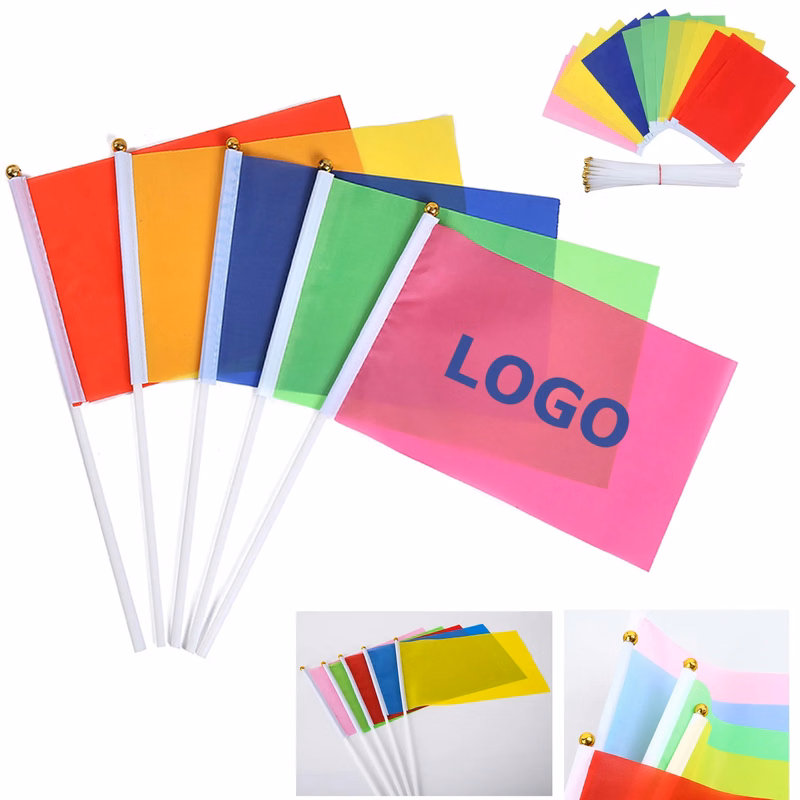 Coloured Hand-waved Flag