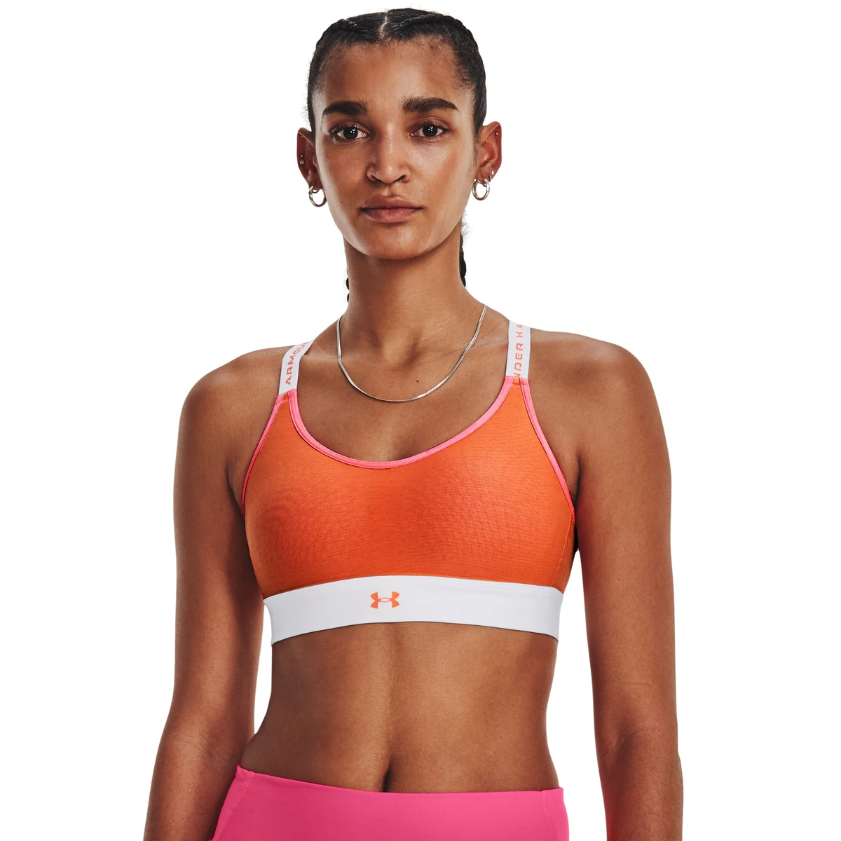UA Infinity Mid Run Women's Sports Bra 1