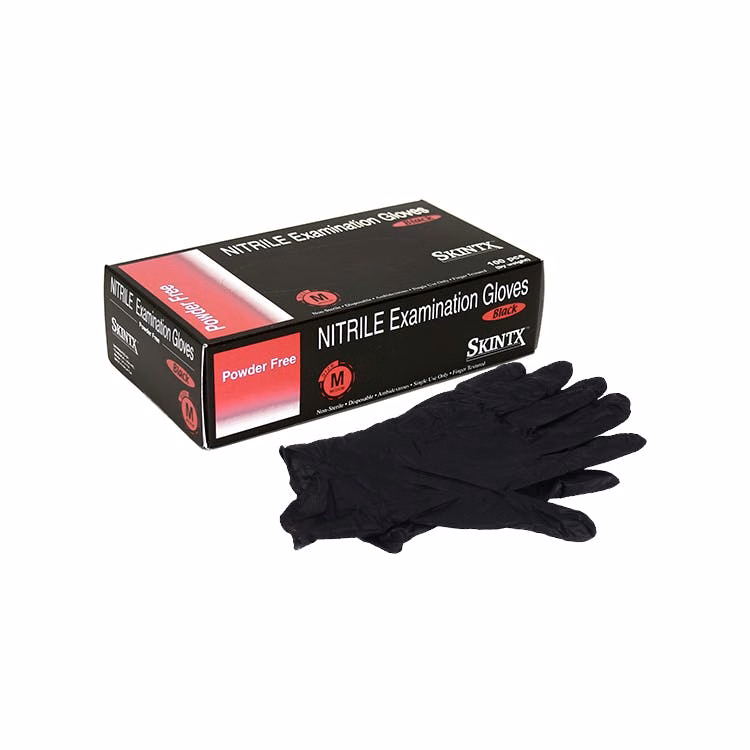 Nitrile Exam Gloves - Black Small