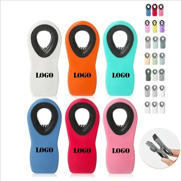 Custom Magnetic Plastic Food Clip Organizer — Kitchen & Pantry Full-Color Promo 1
