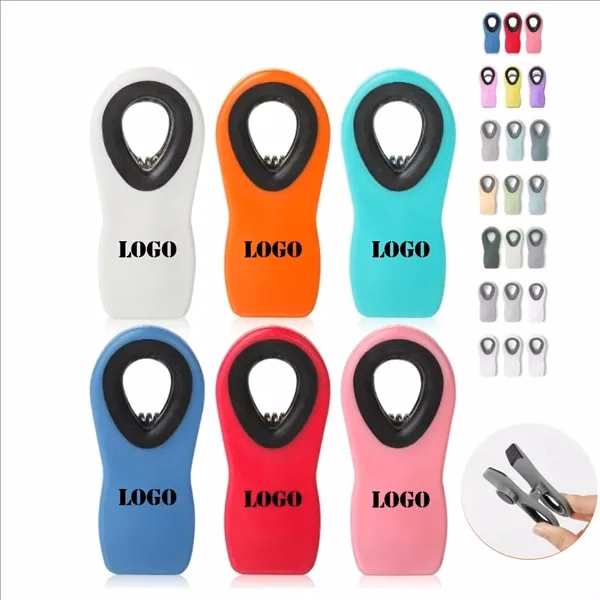 Custom Magnetic Plastic Food Clip Organizer — Kitchen & Pantry Full-Color Promo