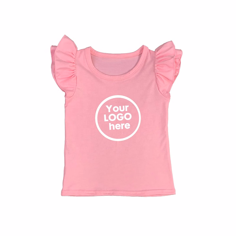 Kids Girl Ruffle Sleeve Shirts