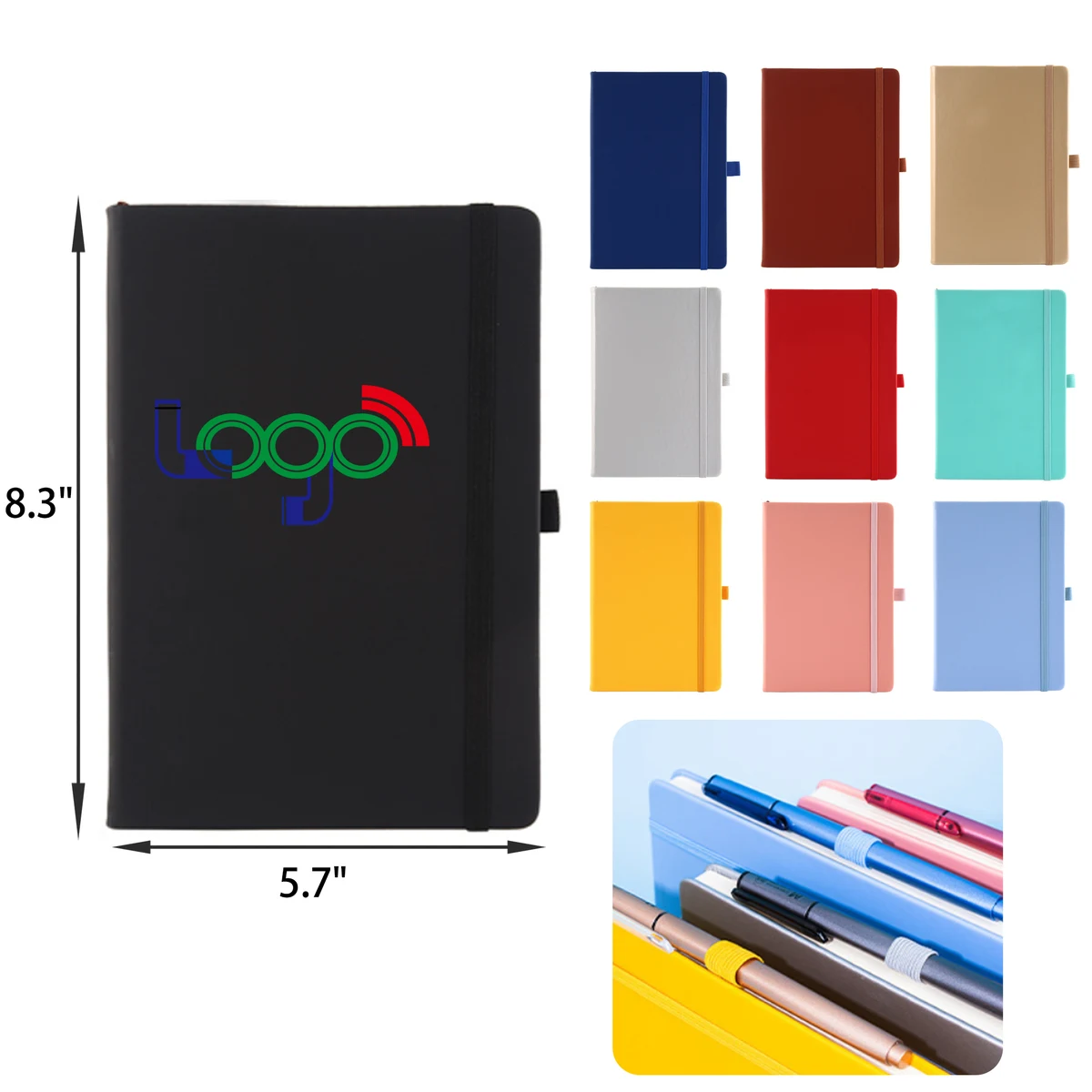 MOQ 50 PCS Stylish A5 Business Office Notebook 1