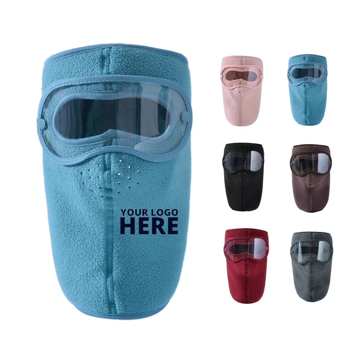 Winter Fleece Mask With Goggles 1
