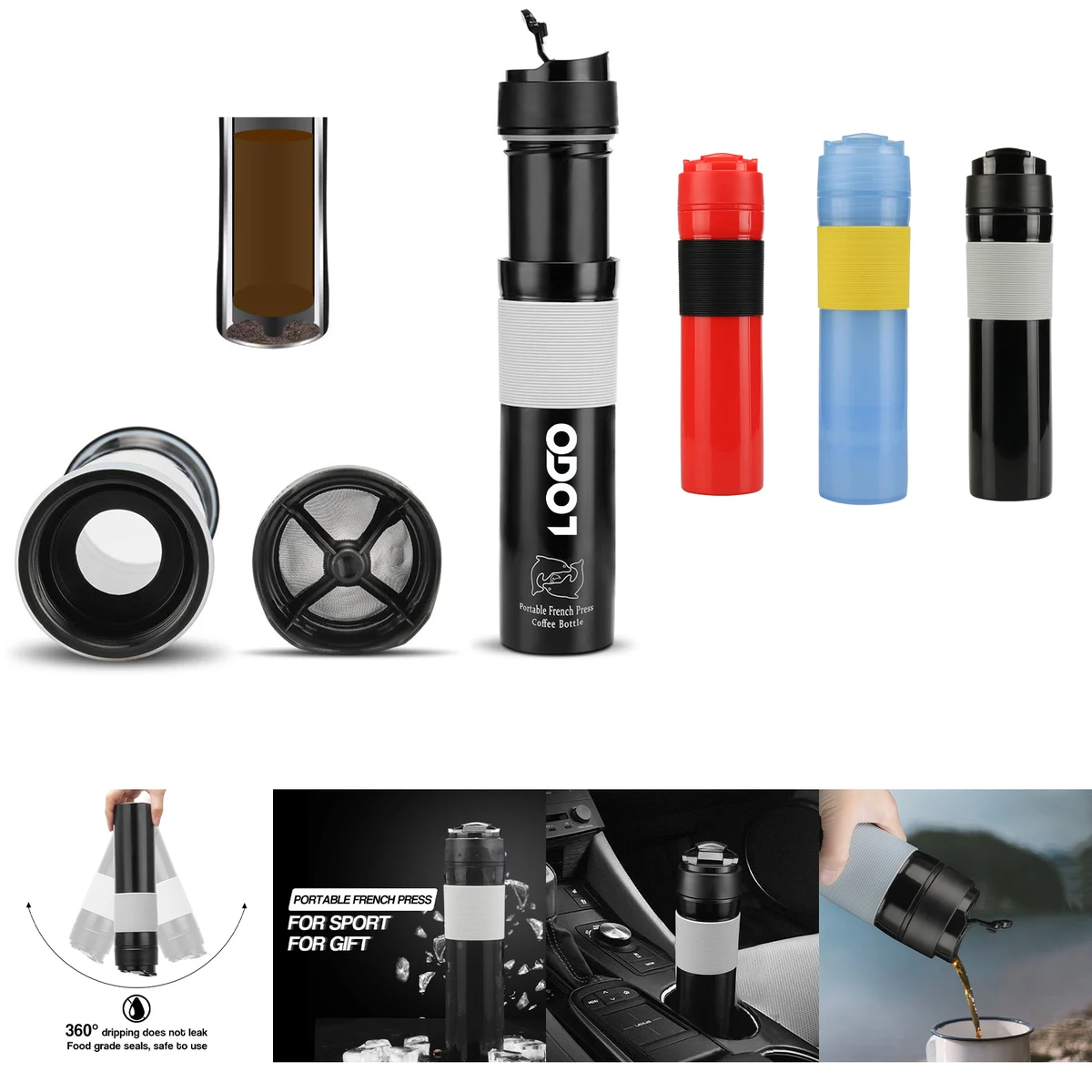 Coffee Portable Travel French Press Mug 1