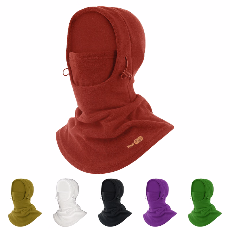 Polyester One-Piece Windproof Winter Mask ?C Adjustable For Custom Fit