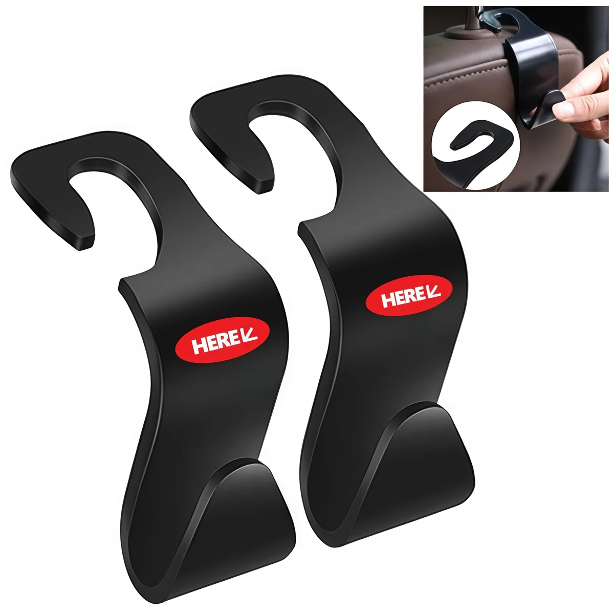 Car Seat Headrest Hooks 1