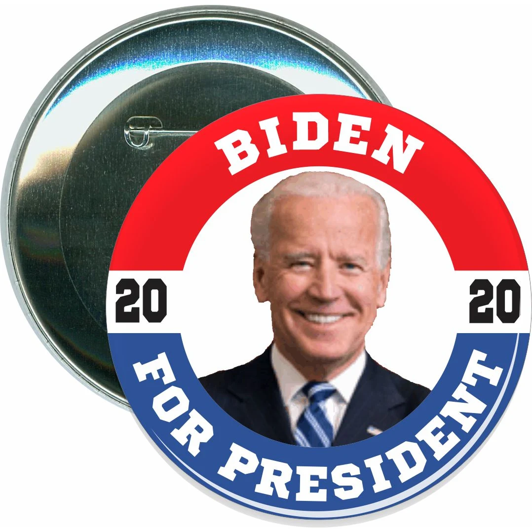 Biden 2020, Biden for President, Political Button 1