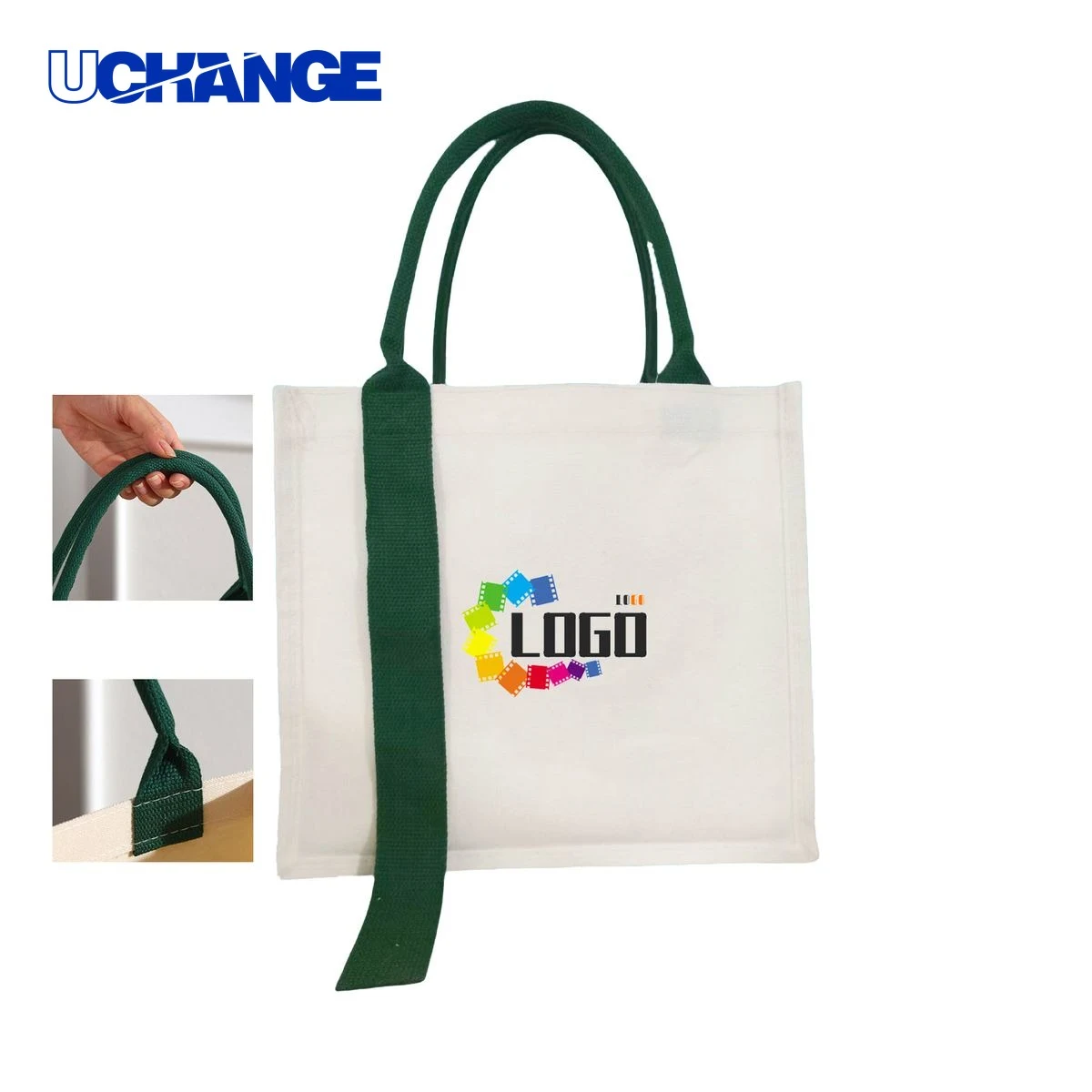 Oxford Cloth Portable Tote Bag, custom tote bag with logo imprint 1