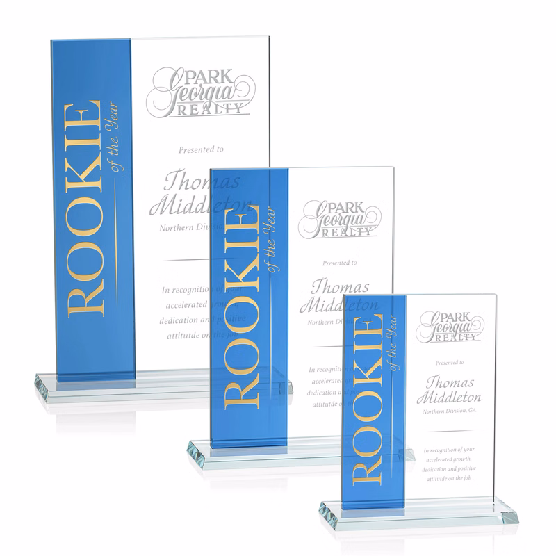 Composite Vertical Award - Blue