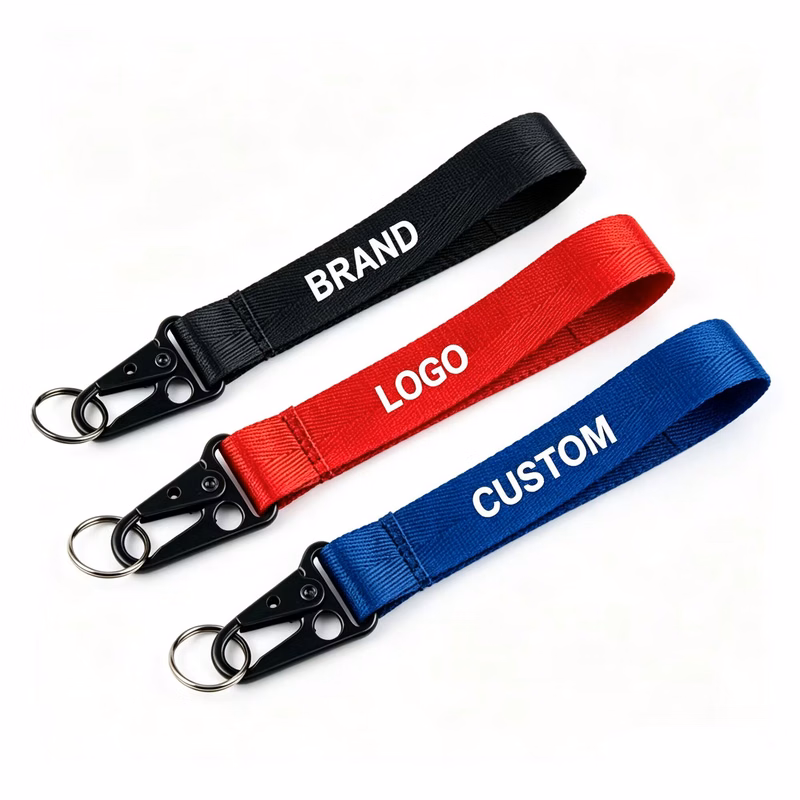 Nylon Clip Key Wrist Strap