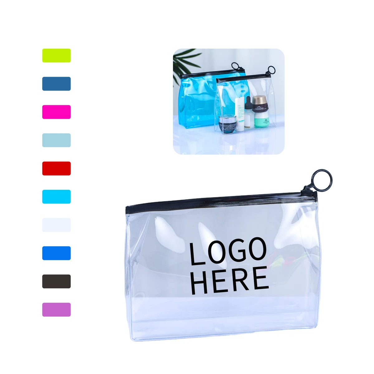 PVC Transparent Wash Bag 1