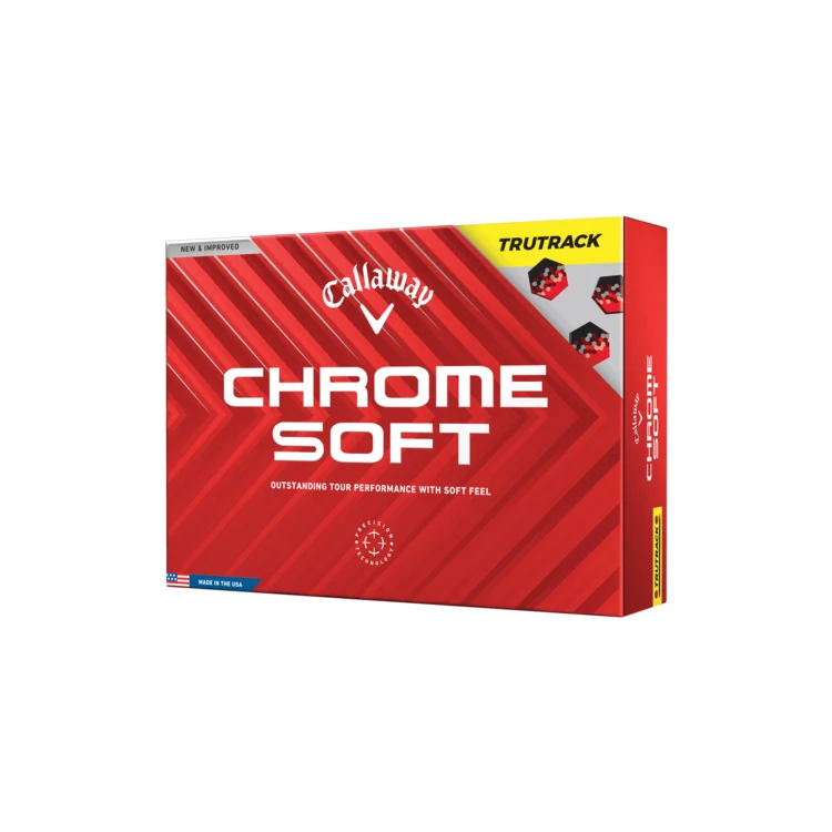 Callaway Chrome Soft TruTrack Golf Balls - Yellow 1