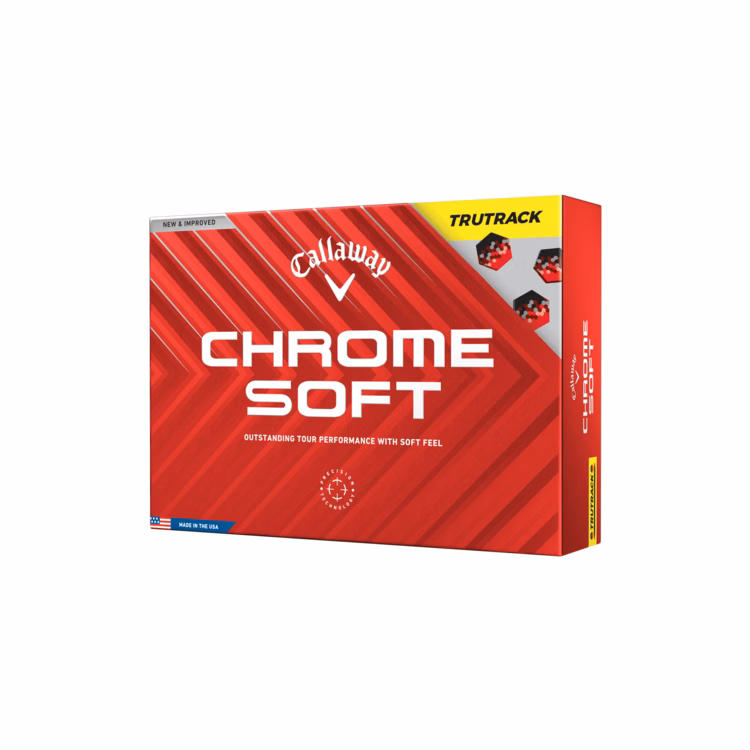 Callaway Chrome Soft TruTrack Golf Balls - Yellow