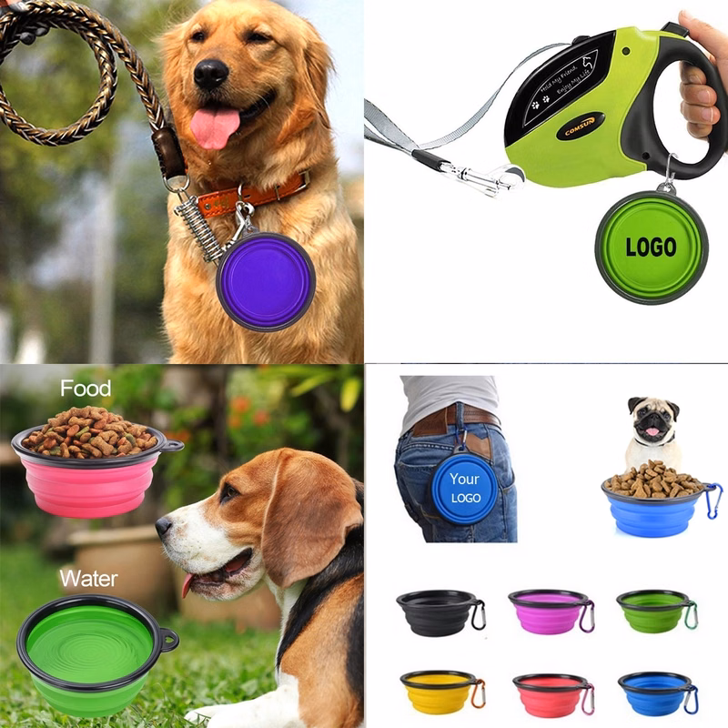 Silicone Dog Bowl With Hook