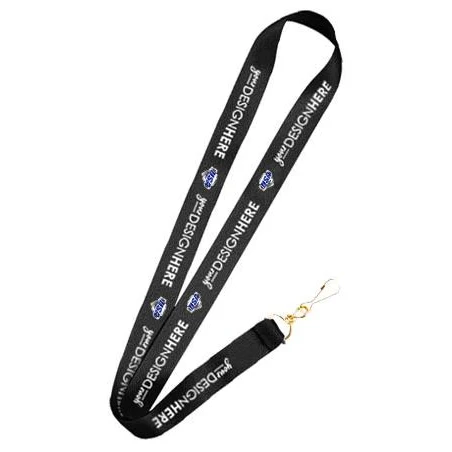 0.875 x 32" Custom Sublimated Neck Ribbon with Gol 1