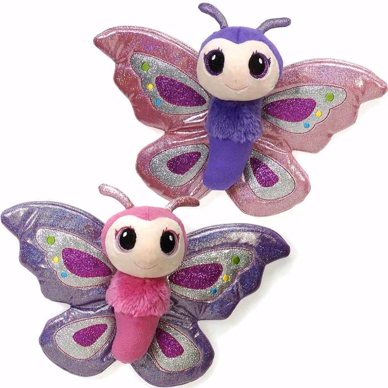 Butterfly Plush Toys - 13.5" Assorted Colors