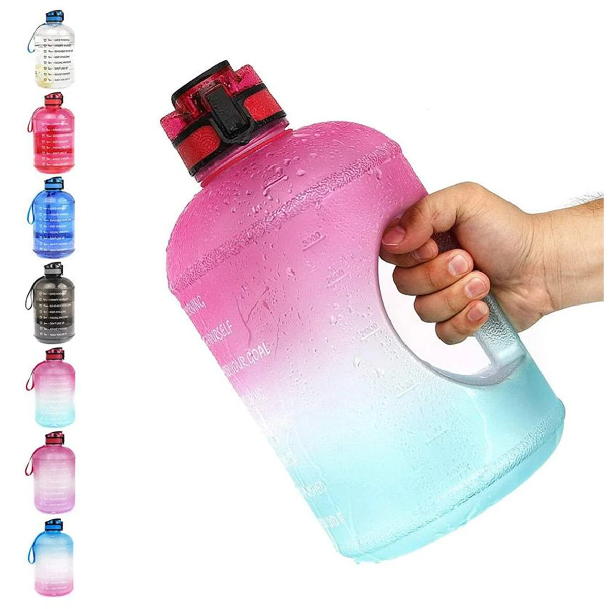 Large 1 Gallon Motivational Water Bottle 1