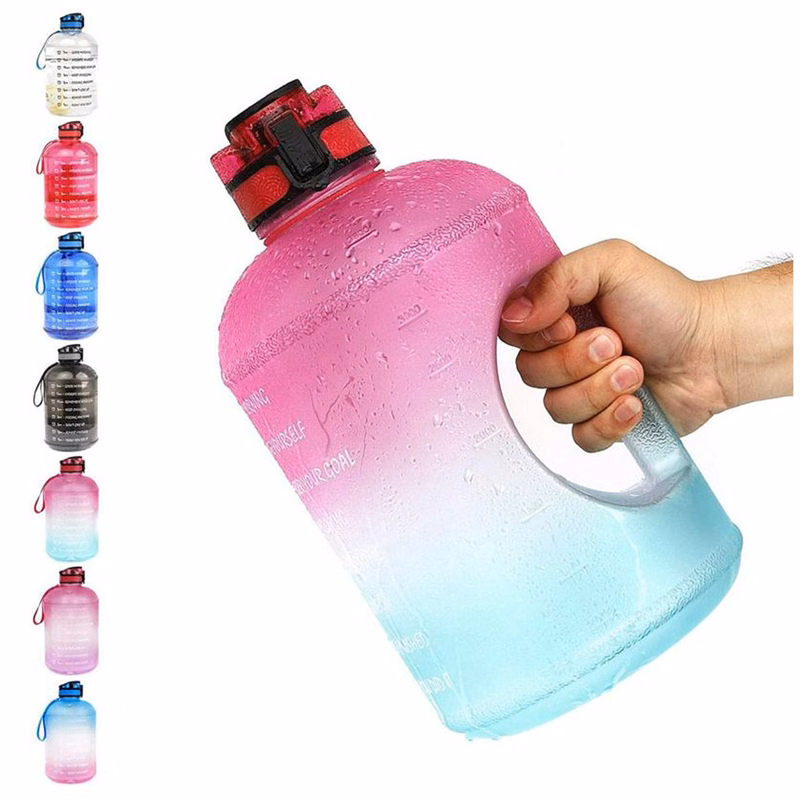 Large 1 Gallon Motivational Water Bottle