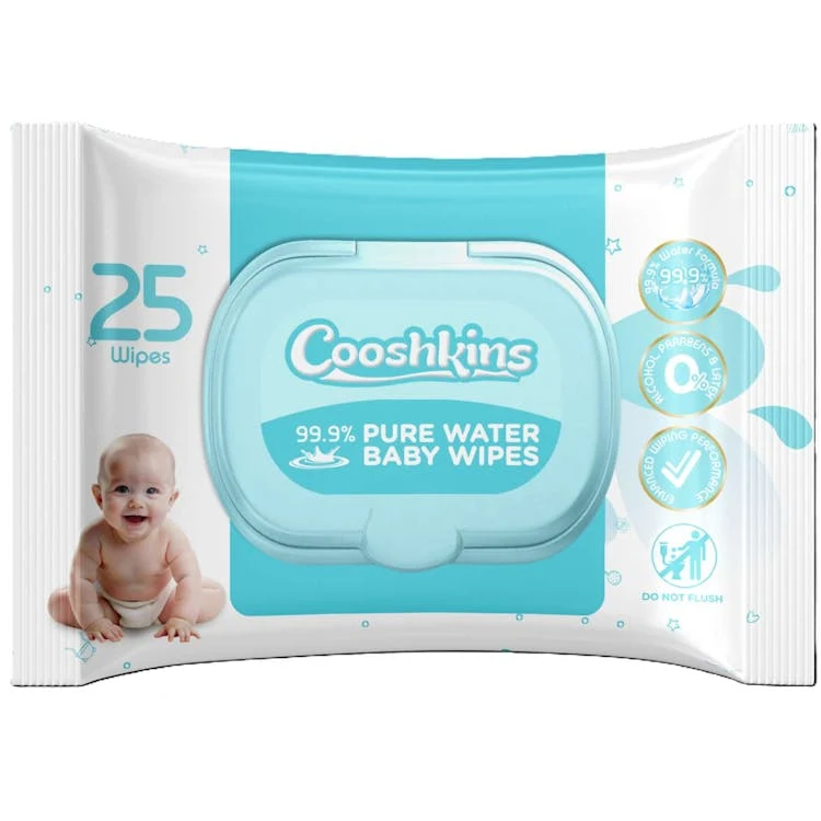 Baby Wipes - Un-Scented De-Chlorinated Water 25 Count 1
